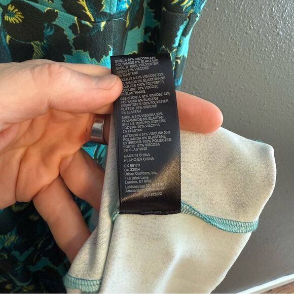 Anthropologie Maeve NWT Mesh Halter Midi Dress Size XL - Picture 8 of 11